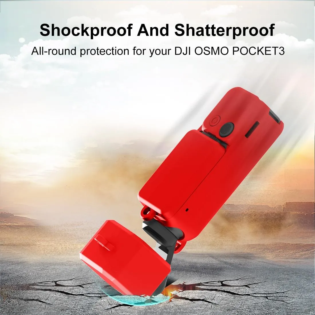 3 in 1 Silicone Case Set for Dji Pocket 3