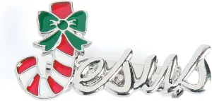 Candy Cane Jesus Pin for Christmas (set of 12)