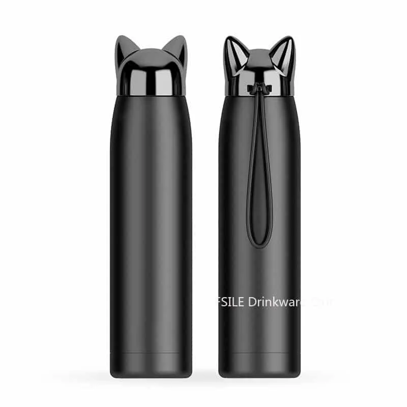 Cat Ears Designed Water Bottle