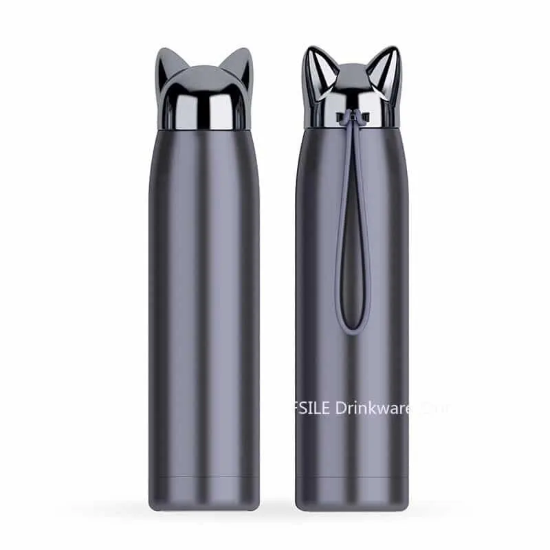 Cat Ears Designed Water Bottle