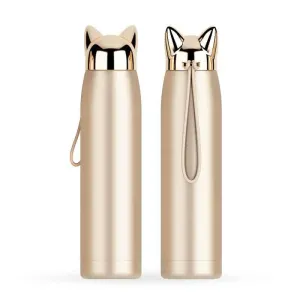 Cat Ears Designed Water Bottle