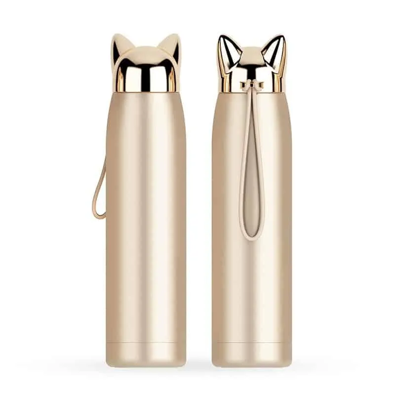 Cat Ears Designed Water Bottle