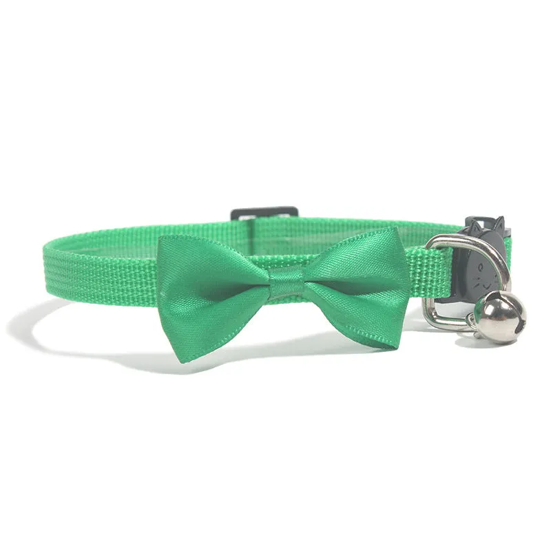 Collar, Pet Collar, Pet Supplies Ornament Bow Nylon Adjustable Collar For Cats,  Accessories