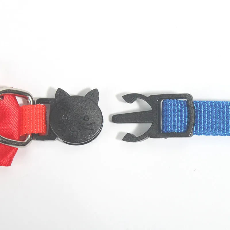 Collar, Pet Collar, Pet Supplies Ornament Bow Nylon Adjustable Collar For Cats,  Accessories