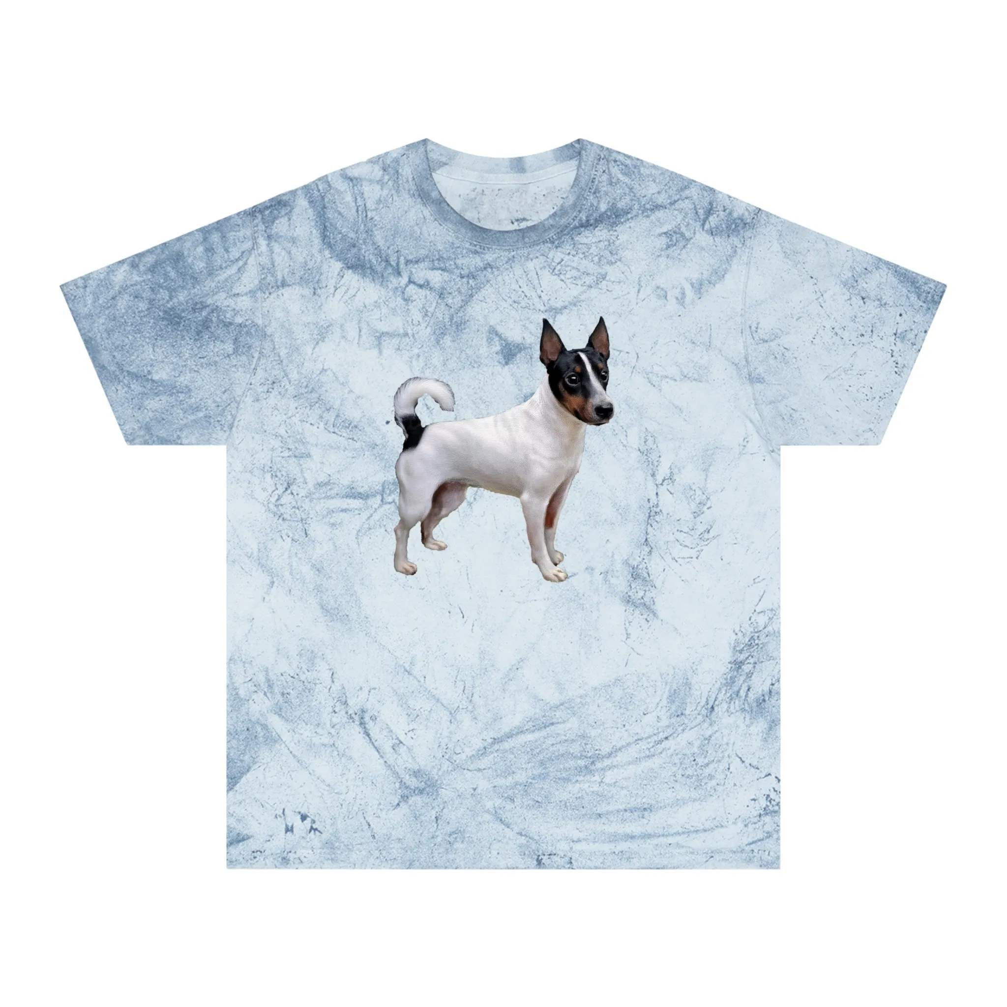 Japanese Terrier - Color Blast Dog Lovers T-Shirt - Unisex Tie-Dye Pet Apparel
