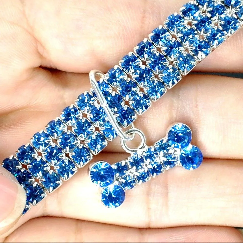 Shiny Crystal Collar for Small Dogs