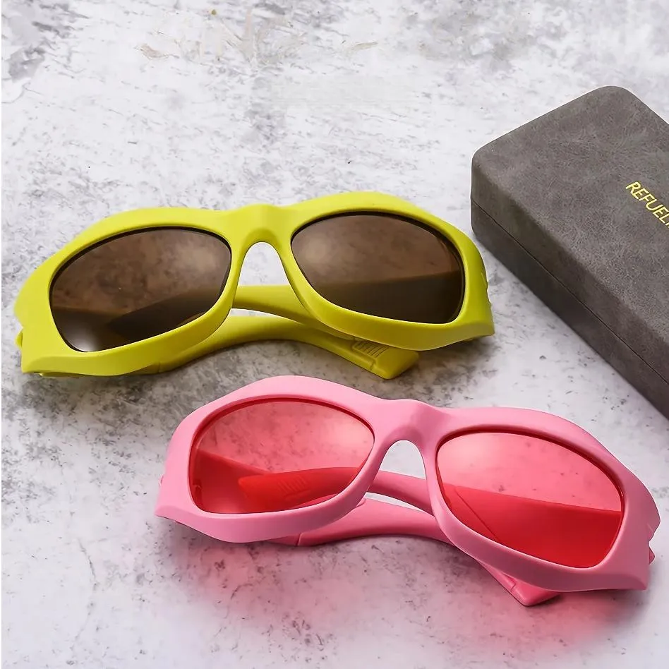 Stylish Oversized Unisex Sports Punk Sunglasses